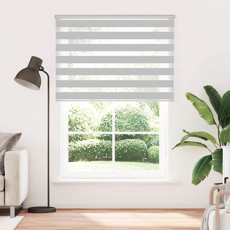 VidaXL Zebra-Rollo 160x230 cm Stoffbreite 155,9 cm Hellgrau