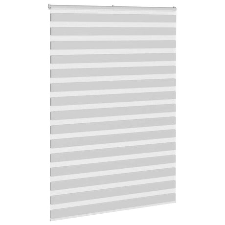 VidaXL Zebra-Rollo 160x230 cm Stoffbreite 155,9 cm Hellgrau