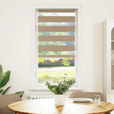 VidaXL Zebra-Rollo Sandbraun 65x100 cm Stoffbreite 60,9 cm Polyester
