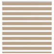 VidaXL Zebrarollo 140x100 cm Stoffbreite 135,9 cm Polyester Sandbraun