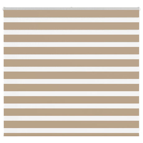 VidaXL Zebrarollo 160x100 cm Stoffbreite 155,9 cm Polyester Sandbraun