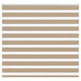 VidaXL Zebrarollo 165x100 cm Stoffbreite 160,9 cm Polyester Sandbraun