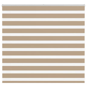 VidaXL Zebrarollo 165x100 cm Stoffbreite 160,9 cm Polyester Sandbraun