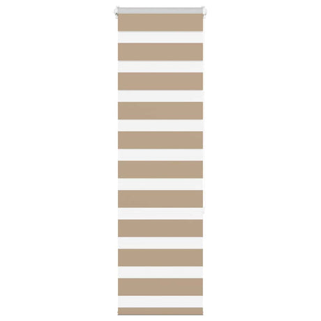 VidaXL Zebrarollo 45x150 cm Stoffbreite 40,9 cm Polyester Sandbraun