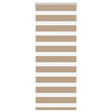 VidaXL Zebra-Rollo Sandbraun 65x150 cm Stoffbreite 60,9 cm Polyester