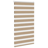 VidaXL Zebrarollo 75x150 cm Stoffbreite 70,9 cm Polyester Sandbraun
