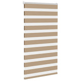 VidaXL Zebrarollo 80x150 cm Stoffbreite 75,9 cm Polyester Sandbraun