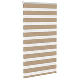VidaXL Zebrarollo 90x150 cm Stoffbreite 85,9 cm Polyester Sandbraun