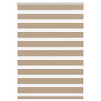 VidaXL Zebrarollo 110x150 cm Stoffbreite 105,9 cm Polyester Sandbraun