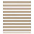 VidaXL Zebrarollo 125x150 cm Stoffbreite 120,9 cm Polyester Sandbraun