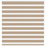 VidaXL Zebrarollo 145x150 cm Stoffbreite 140,9 cm Polyester Sandbraun