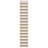 VidaXL Zebrarollo 40x200 cm Stoffbreite 35,9 cm Polyester Sandbraun