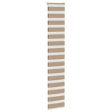 VidaXL Zebrarollo 45x200 cm Stoffbreite 40,9 cm Polyester Sandbraun