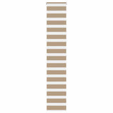 VidaXL Zebrarollo 50x200 cm Stoffbreite 55,9 cm Polyester Sandbraun