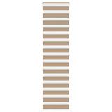 VidaXL Zebrarollo 60x200 cm Stoffbreite 55,9 cm Polyester Sandbraun
