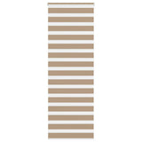VidaXL Zebrarollo 70x200 cm Stoffbreite 65,9 cm Polyester Sandbraun