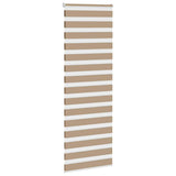 VidaXL Zebrarollo 75x200 cm Stoffbreite 70,9 cm Polyester Sandbraun