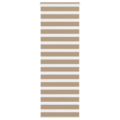 VidaXL Zebrarollo 80x200 cm Stoffbreite 75,9 cm Polyester Sandbraun