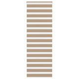 VidaXL Zebrarollo 90x200 cm Stoffbreite 85,9 cm Polyester Sandbraun