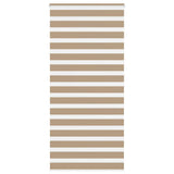 VidaXL Zebrarollo 100x200 cm Stoffbreite 95,9 cm Polyester Sandbraun