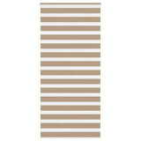 VidaXL Zebrarollo 115x200 cm Stoffbreite 110,9 cm Polyester Sandbraun