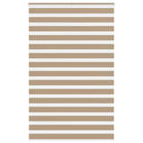 VidaXL Zebrarollo 150x200 cm Stoffbreite 145,9 cm Polyester Sandbraun