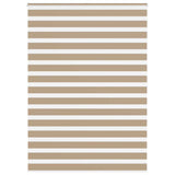 VidaXL Zebrarollo 155x200 cm Stoffbreite 150,9 cm Polyester Sandbraun