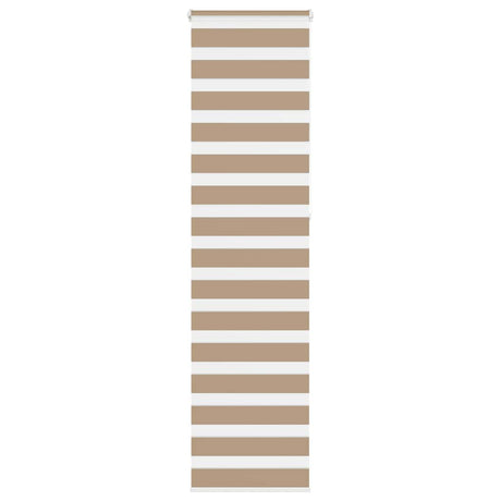 VidaXL Zebrarollo 60x230 cm Stoffbreite 55,9 cm Polyester Sandbraun