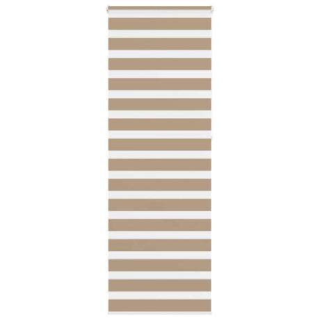 VidaXL Zebrarollo 70x230 cm Stoffbreite 65,9 cm Polyester Sandbraun