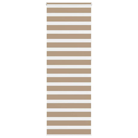 VidaXL Zebrarollo 75x230 cm Stoffbreite 70,9 cm Polyester Sandbraun