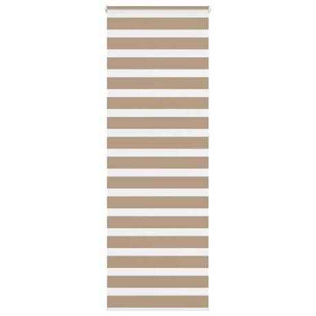 VidaXL Zebrarollo 80x230 cm Stoffbreite 75,9 cm Polyester Sandbraun