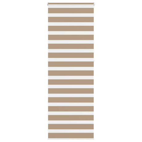 VidaXL Zebrarollo 90x230 cm Stoffbreite 85,9 cm Polyester Sandbraun