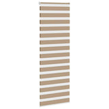 VidaXL Zebrarollo 90x230 cm Stoffbreite 85,9 cm Polyester Sandbraun