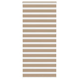 VidaXL Zebrarollo 95x230 cm Stoffbreite 90,9 cm Polyester Sandbraun