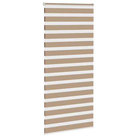 VidaXL Zebrarollo 100x230 cm Stoffbreite 95,9 cm Polyester Sandbraun