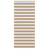 VidaXL Zebrarollo 105x230 cm Stoffbreite 100,9 cm Polyester Sandbraun