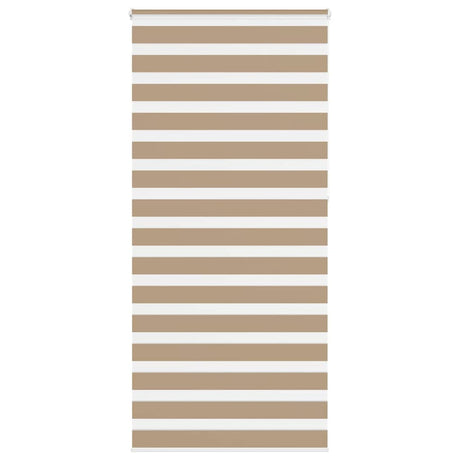 VidaXL Zebrarollo 105x230 cm Stoffbreite 100,9 cm Polyester Sandbraun