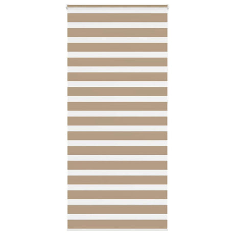 VidaXL Zebrarollo 110x230 cm Stoffbreite 105,9 cm Polyester Sandbraun