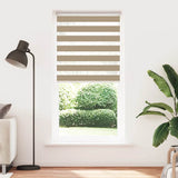 VidaXL Zebrarollo 110x230 cm Stoffbreite 105,9 cm Polyester Sandbraun