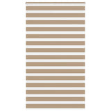 VidaXL Zebrarollo 120x230 cm Stoffbreite 115,9 cm Polyester Sandbraun