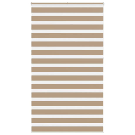 VidaXL Zebrarollo 120x230 cm Stoffbreite 115,9 cm Polyester Sandbraun