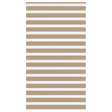 VidaXL Zebrarollo 125x230 cm Stoffbreite 120,9 cm Polyester Sandbraun