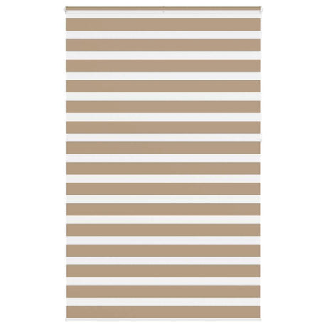 VidaXL Zebrarollo 140x230 cm Stoffbreite 135,9 cm Polyester Sandbraun