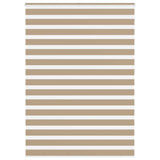 VidaXL Zebrarollo 160x230 cm Stoffbreite 155,9 cm Polyester Sandbraun