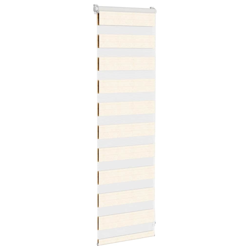 VidaXL Zebra-Rollo 40x100 cm Stoffbreite 35,9 cm Marmorbeige