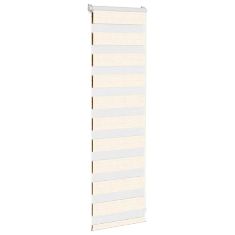 VidaXL Zebra-Rollo 40x100 cm Stoffbreite 35,9 cm Marmorbeige