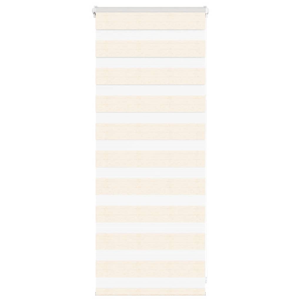 VidaXL Zebra-Rollo 55x100 cm Stoffbreite 50,9 cm Marmorbeige