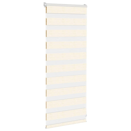 VidaXL Zebra-Rollo 55x100 cm Stoffbreite 50,9 cm Marmorbeige