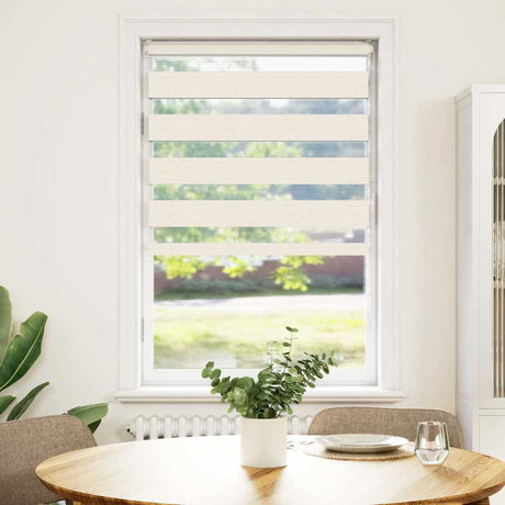 VidaXL Zebra-Rollo 75x100 cm Stoffbreite 70,9 cm Marmorbeige