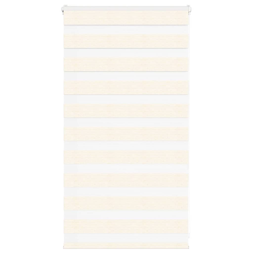 VidaXL Zebra-Rollo 85x100 cm Stoffbreite 80,9 cm Marmorbeige